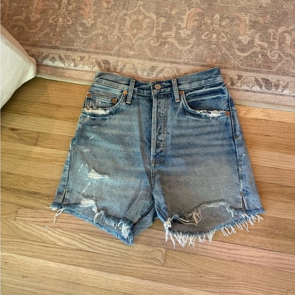 Agolde Dee Ultra High Rise shorts in Ricochet - Picture 2 of 6